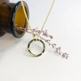 Personalized Family Necklace with 3-4 Names & Engraved Rings
