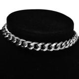 Chunky Cuban Link Chain Choker Necklace Hip Hop Charm Collares Jewelry