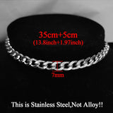 Chunky Cuban Link Chain Choker Necklace Hip Hop Charm Collares Jewelry