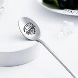 Stainless Steel Spoon SOUPER DAD/SOUPER MOM Mother's Father's Gift Spoon