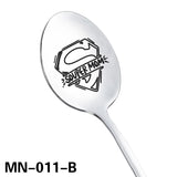 Stainless Steel Spoon SOUPER DAD/SOUPER MOM Mother's Father's Gift Spoon