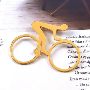 Stainless Steel Sports Bike Pin for Cycling Enthusiasts