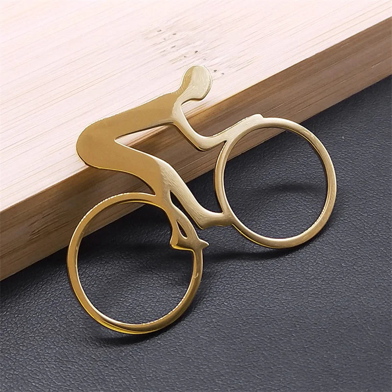 Stainless Steel Sports Bike Pin for Cycling Enthusiasts