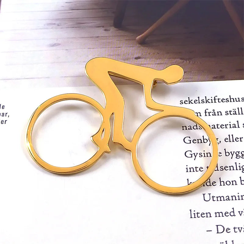 Stainless Steel Sports Bike Pin for Cycling Enthusiasts