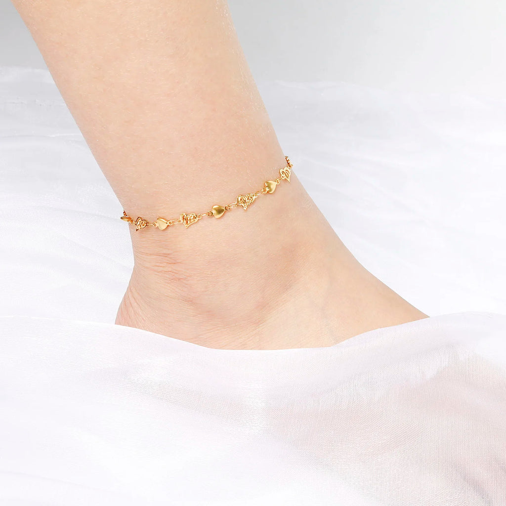 Stainless Steel Star Anklet Women Foot Jewelry Chain Anklet Bracelet