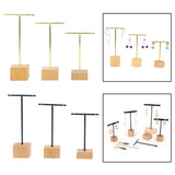 Stainless Steel T Bar Earring Organizer Display Stand