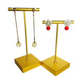 Stainless Steel T Bar Earring Storage Rack Organizer