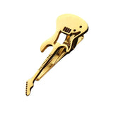 Stainless Steel Guitar Tie Clip for Men