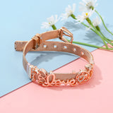 Stainless Steel Watch Strap Charm Bangle Women Gift Bracelet