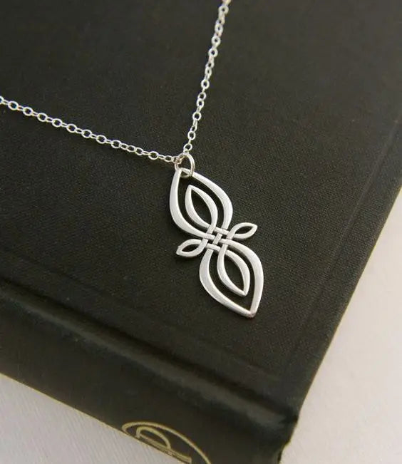 Stainless Steel Celtic Knot Pendant Women Necklace