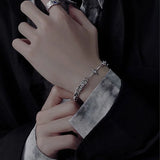 Rough Square Cross Men's Bracelet Personality Cold Wind Style