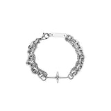 Rough Square Cross Men's Bracelet Personality Cold Wind Style