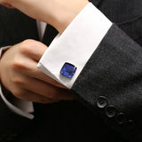 French Style Wedding Cufflinks Rhinestones Suit Bottons