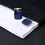 French Style Wedding Cufflinks Rhinestones Suit Bottons