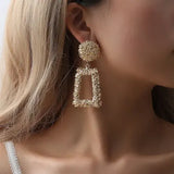 Geometric Statement Earrings for Women