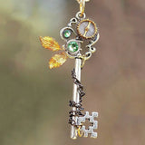 Steampunk Crab Watch Necklace Vintage Punk Chain Jewelry Pincer Pendant