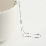 Sterling Silver Popcorn Chain Necklace Real 925 Silver Link Chains