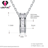 Sterling Silver Diamond Women Necklace