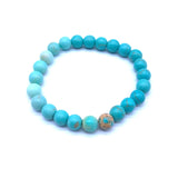 Stone Beads Bracelet Set - Citrines Carnelian Turquoises Drop