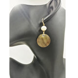 Butterfly Shell Dangle Statement Earrings for Women