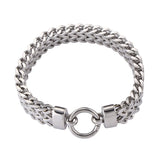 Men's Stainless Steel Link Chain Hand Bracelet 13mm Charm Wristband GS0055
