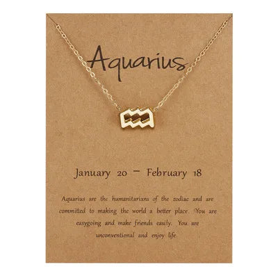 Constellations Power Necklace Male Female Accessories