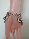 Silver Fish Scale Hand Chains Unique Jewelry