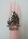 Silver Fish Scale Hand Chains Unique Jewelry