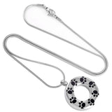 Stainless Steel Pet Circle Ash Jewelry Necklace