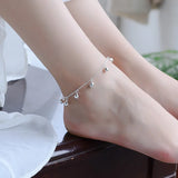 925 Sterling Silver Lucky Little Bell Bracelet Girl Anklet