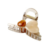 Colorful Heart Hair Clip Ponytail Claw Accessory