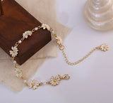 Sweet Daisy Flower Bracelets Minimalist Statement Jewelry Gift