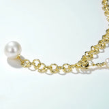 Sweet Freshwater Pearl Necklace Minimalist Women Party Wedding Bridal Jewelry