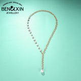 Sweet Freshwater Pearl Necklace Minimalist Women Party Wedding Bridal Jewelry