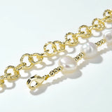 Sweet Freshwater Pearl Necklace Minimalist Women Party Wedding Bridal Jewelry