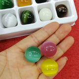 Synthetic Cat's Eye Stone 20mm Round Ball Bead for Jewelry Making (20pcs/lot)