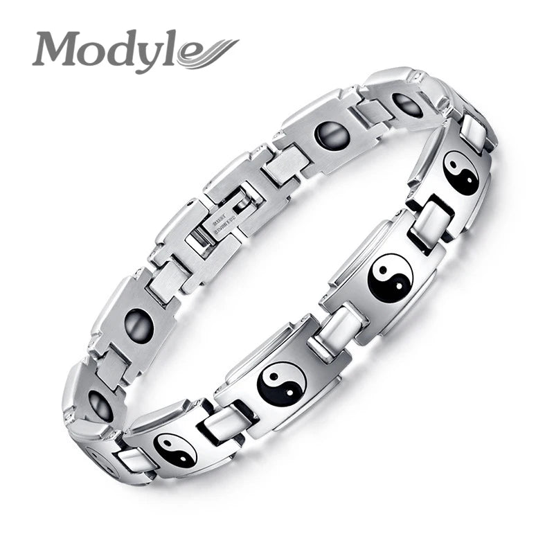Men's Stainless Steel Magnetic Bracelet Watch Jewelry