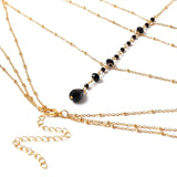 Tassel Body Chain Crystal Necklace Nightclub Jewelry