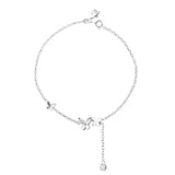 Zircon Butterfly Charm Pendant Bracelet Anklet Party Beach Jewelry For Women