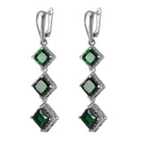 925 Stamp Plata Tassel Earrings for Women