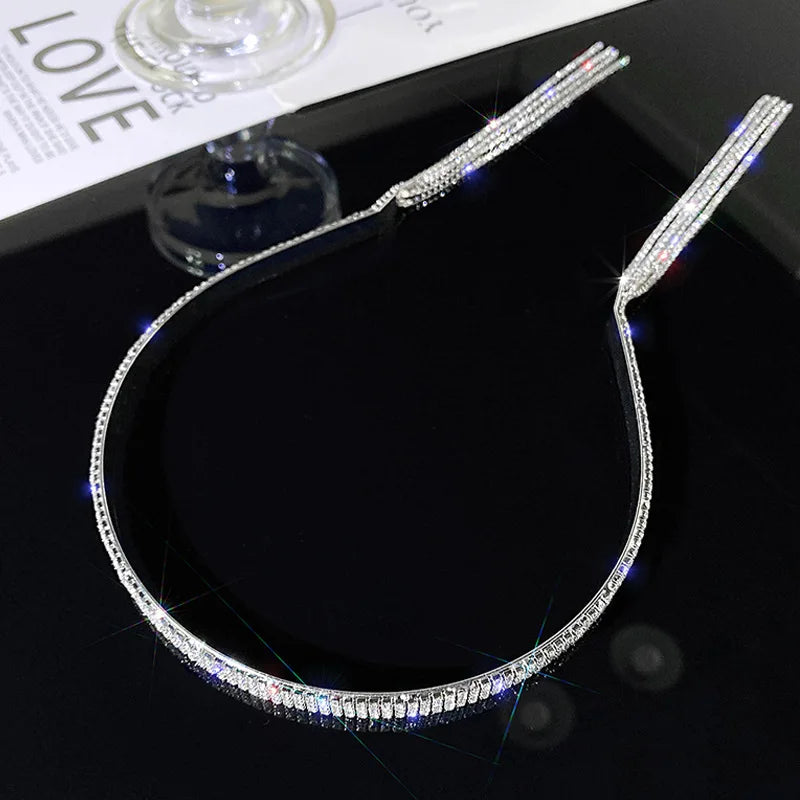 Tassel Rhinestone Headbands Hair Accessories for Women