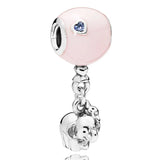 Teddy Bear Rabbit Mouse Elephant Silver Charms for Bracelet DIY