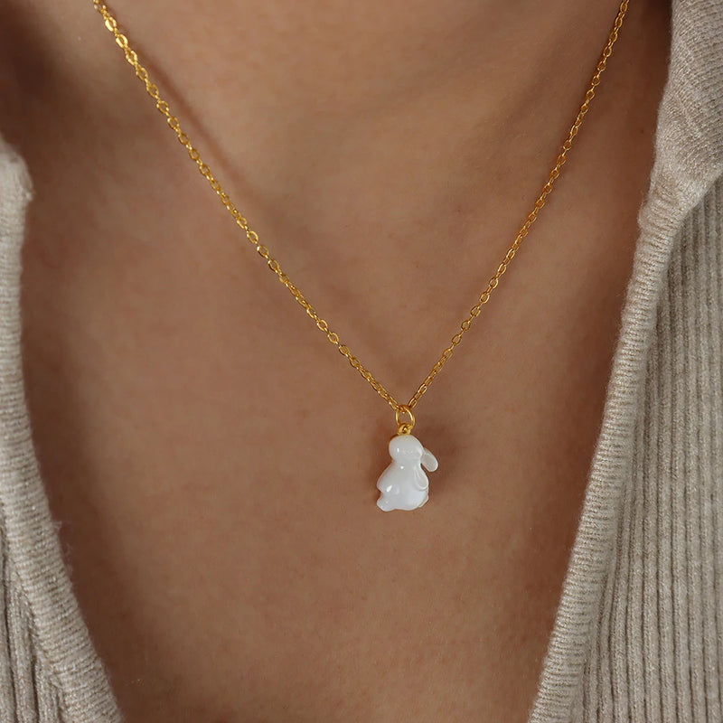 Temperament Joker Chain Necklace Rabbit Pendant Necklace