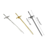 Punk Sword Hair Sticks Vintage Samurai Dagger Hair Accessory