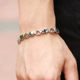 Therapy Bracelet Men Health Magnetic Stainless Steel Womens Mens Bracelets