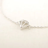 3D Geometry Bracelet Lobster Clasp Link Chain Rose