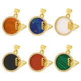 Tiger Eye Shell Butterfly Pendant for Necklace Making