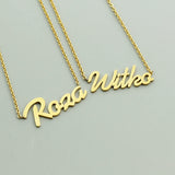 Dainty Heart Initial Necklace Personalized Stainless Name Jewelry