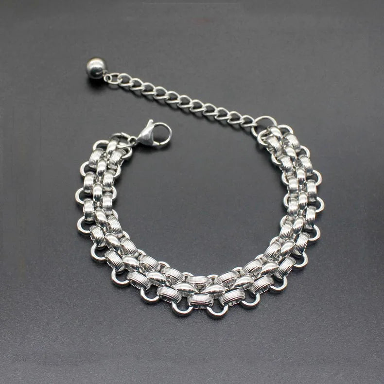 Titanium Steel Bracelet Stainless Steel Men's Chain Wild Temperament