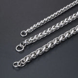 Titanium Steel Necklace Chain Men Women Keel Jewelry